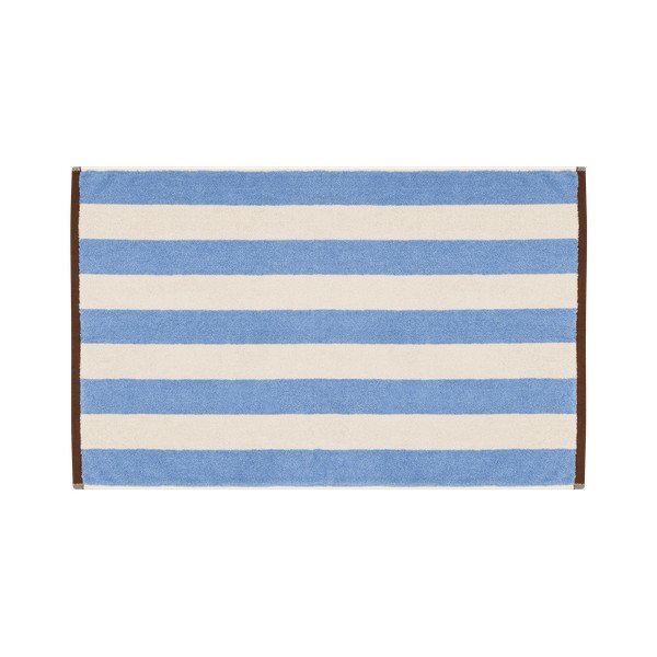 Mėlynos spalvos iš tekstilės vonios kilimėlis 50x80 cm Gobo – noo.ma