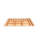 Stalo įrankių padėklas natūralios spalvos 108 x 47 cm Wood Line – Elletipi