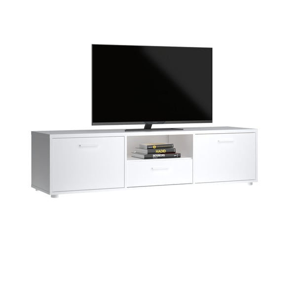 TV spintelė baltos spalvos 147x38 cm Media – Tvilum-image-4