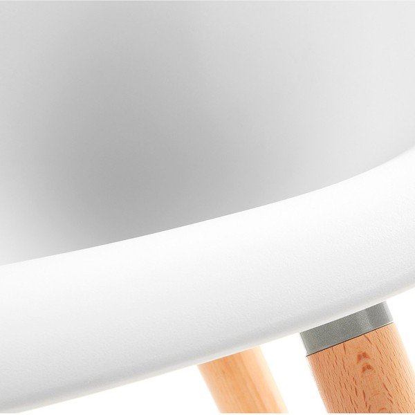 Baltas krėslas su bukmedžio medienos kojomis Kave Home Kenna-image-4