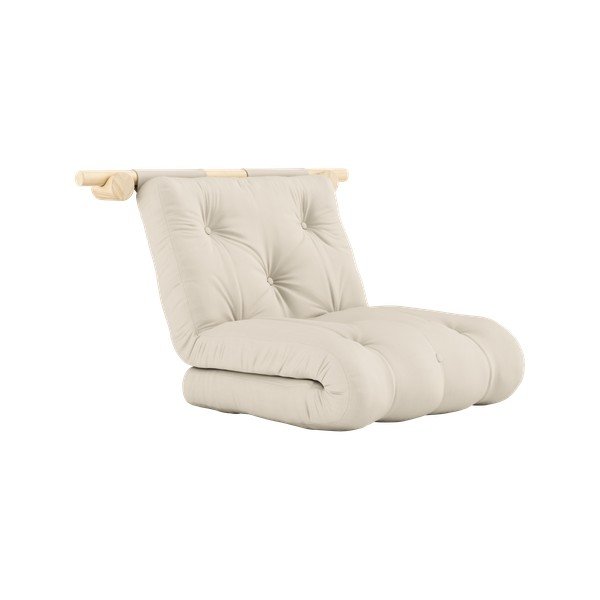 Smėlio spalvos krėslas Hooked – Karup Design