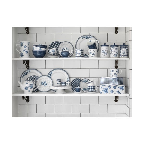 6 kamštinių padėkliukų rinkinys Creative Tops Vintage Indigo, 10,5 x 10,5 cm-image-1