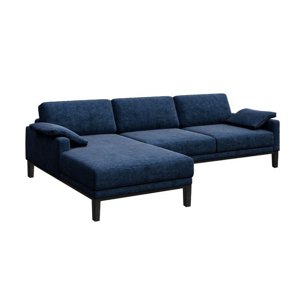 Mėlyna kampinė sofa MESONICA Musso, kairysis kampas-image-2