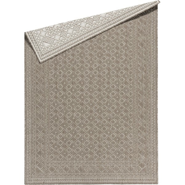 Smėlio spalvos lauko kilimas 290x200 cm Terrazzo - Floorita-image-2