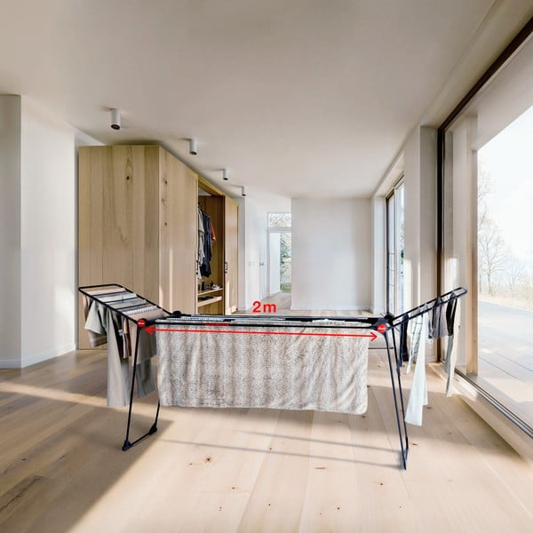 Skalbinių džiovykla juodos spalvos Infinity Flex 30m – Vileda-image-1