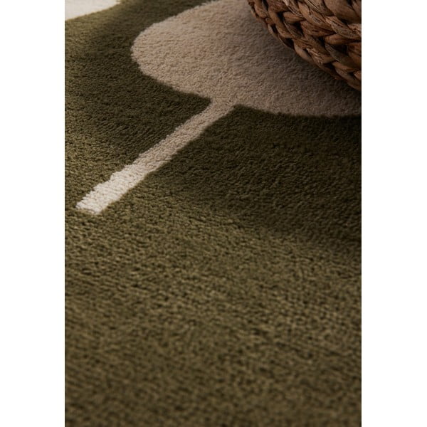 Vaikiškas kilimas khaki spalvos 120x170 cm Lovely Leaves – Hanse Home-image-3