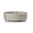 Pilkas kepinių krepšelis su medvilniniu įdėklu Zone Singles