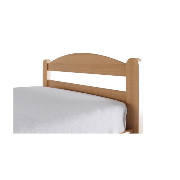 Natūralios spalvos iš buko masyvo dvigulė lova su lovos grotelėmis 180x200 cm Bellariva – B.E.S.-image-2