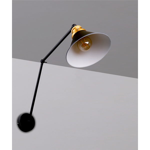 Juodo metalo sieninis šviestuvas Fundo - Candellux Lighting-image-1
