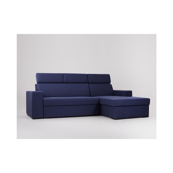 Tamsiai mėlyna kampinė sofa Custom Form Atlantica, dešinė pusė-image-1