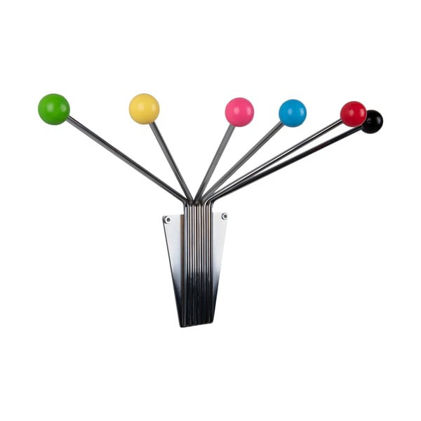 Iš metalo sieninė lentyna sidabrinės spalvos  Neptune  – PT LIVING-image-2