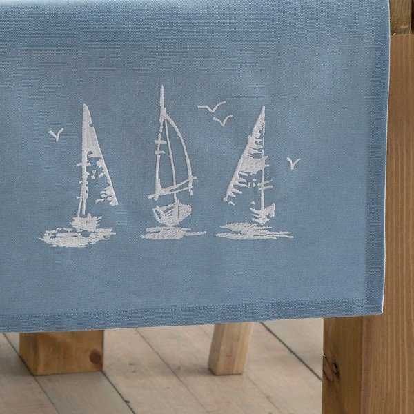 Iš medvilnės stalo takelis 32x220 cm Salcombe Boats – Catherine Lansfield-image-3