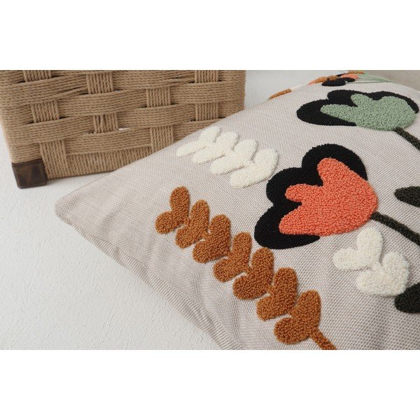 Iš lino dekoratyvinis pagalvės užvalkalas 43x43 cm Lale – Mioli Decor-image-4