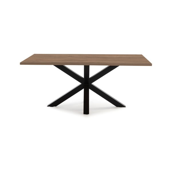 Valgomojo stalas su riešutmedžio stalviršiu 100x180 cm Comba - Marckeric