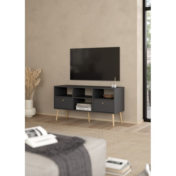 TV spintelė antracito spalvos 117x61 cm Bodo – Tvilum-image-1
