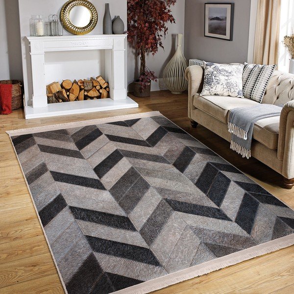 Pilkas kilimas 80x150 cm - Mila Home-image-4