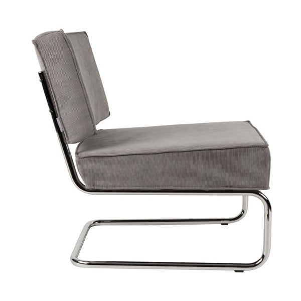 Šviesiai pilkas krėslas Zuiver Rib-image-2