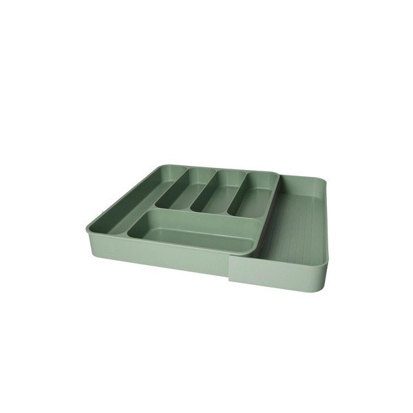 Reguliuojamas šalavijo spalvos iš plastiko stalo įrankių padėklas 39 x 43,5 cm – Brandani