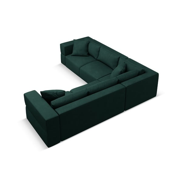 Kampinė sofa žalios spalvos (kintama) Esther – Milo Casa-image-3