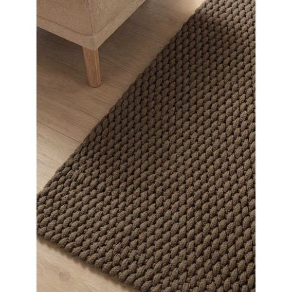 Tamsiai rudos spalvos lauko kilimas 80x250 cm Southwark – Ted Baker-image-2