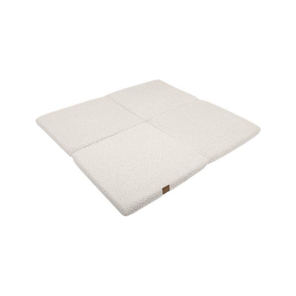 Kreminės spalvos vaikų žaidimų kilimėlis 120x120 cm – Meowbaby