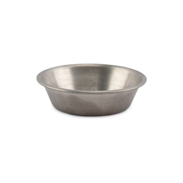 Skirta serviravimui sidabrinės spalvos iš metalo mažas dubuo 80 ml Serve – BonBistro