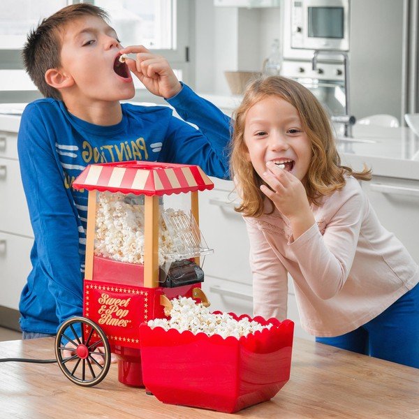 Raudonas popkornų gaminimo įrenginys InnovaGoods-image-2
