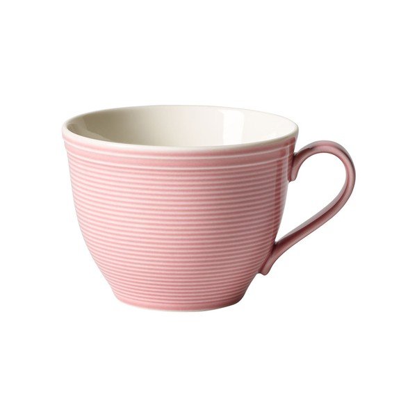 Rausvas porcelianinis kavos puodelis Like by Villeroy & Boch Group, 0,25 l