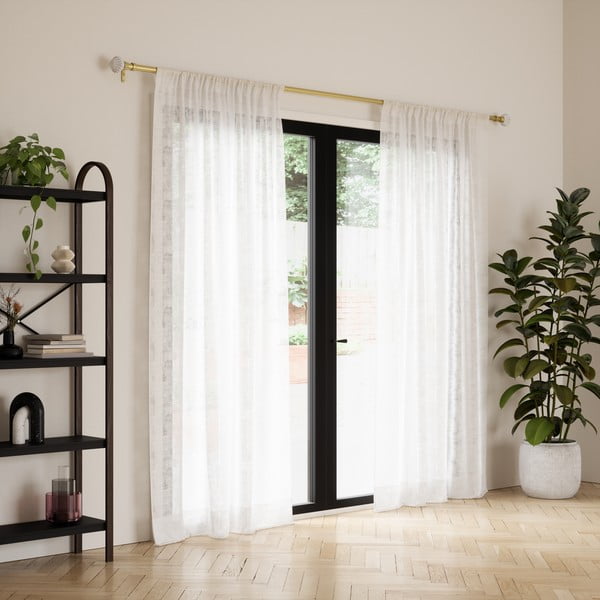Plieninis ištraukiamas užuolaidos strypas 107 - 305 cm Pleat - Umbra-image-3