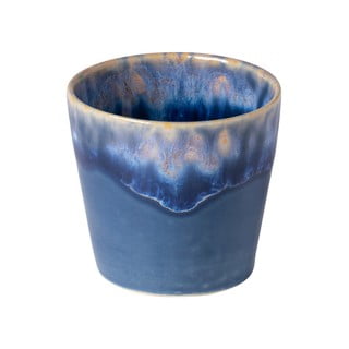 Mėlynos ir baltos spalvos akmens masės espreso puodelis Costa Nova, 90 ml