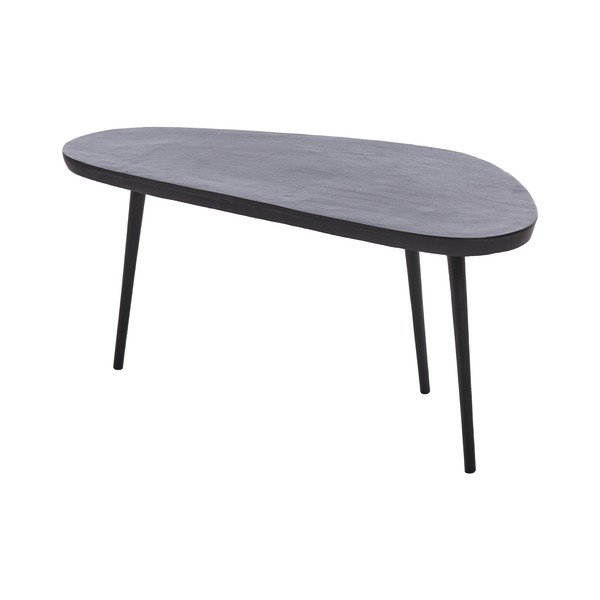 Iš metalo kavos staliukas juodos spalvos 42x87 cm Puno – Light & Living