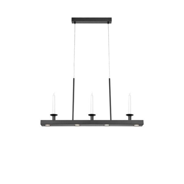 Juodos spalvos iš metalo kabantis šviestuvas LED su pritemdymo funkcija Dining – Markslöjd