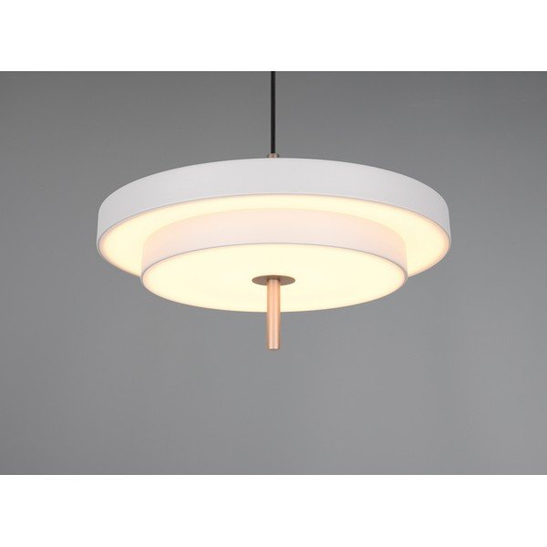 Dramblio kaulo spalvos kabantis šviestuvas LED su pritemdymo funkcija Keaton – Trio-image-1