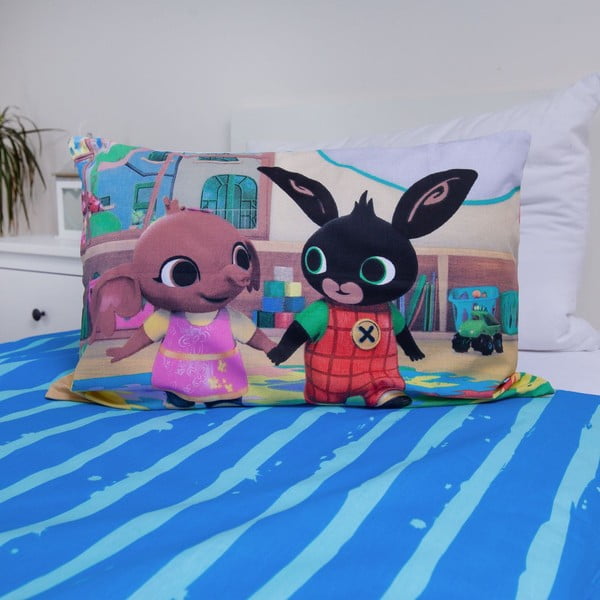 Iš medvilnės vaikiška patalynė vaikiškai lovai 100x135 cm Bing Bunny "Tower" – Jerry Fabrics-image-3