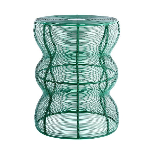 Iš metalo apvalios formos šoninis stalas ø 30 cm Cuerda Onda – Leitmotiv