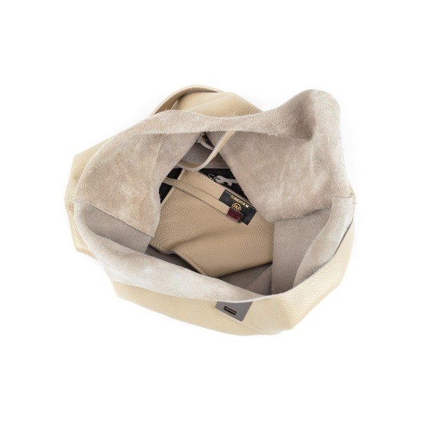 Smėlio spalvos odinė rankinė Roberta M Halum Beige-image-4