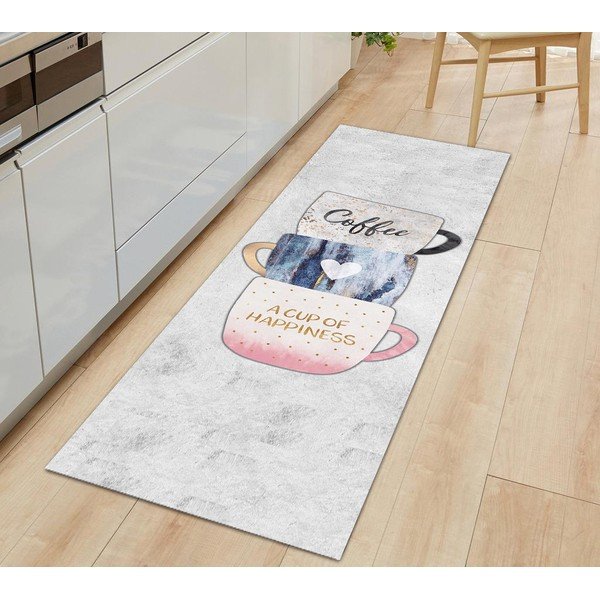 Skalbiamas kilimas 80x200 cm Coffee – Oyo Concept-image-1