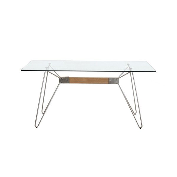 Valgomojo stalas juodomis kojomis "Marckeric Nicole", 160 x 90 cm-image-4