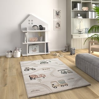 Vaikiškas žaidimų kilimas smėlio spalvos 120x170 cm Clown – Universal