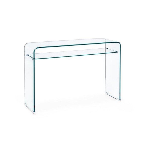 Iš stiklo konsolinis staliukas 35x110 cm Iride – Bizzotto