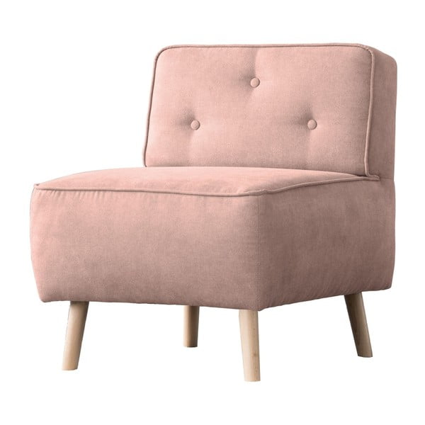 Rožinis fotelis "Kooko Home Lounge