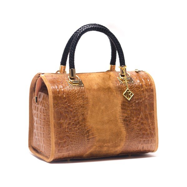 Odinė rankinė Isabella Rhea 822 Cognac-image-3
