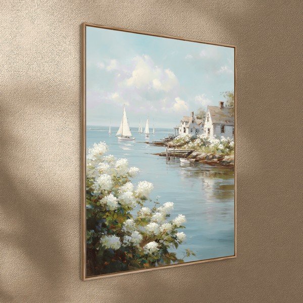 Spausdintas paveikslas su rėmeliu 60x80 cm Quiet Bay – Styler-image-2