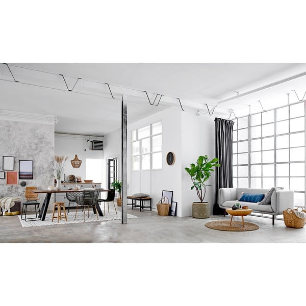 Šviesiai pilkas kilimas Bloomingville Cotton, 200 x 300 cm-image-4