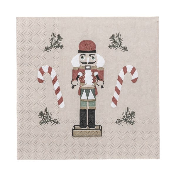 Iš popieriaus servetėlės 20 vnt. 25x25 cm Jolly – Bloomingville