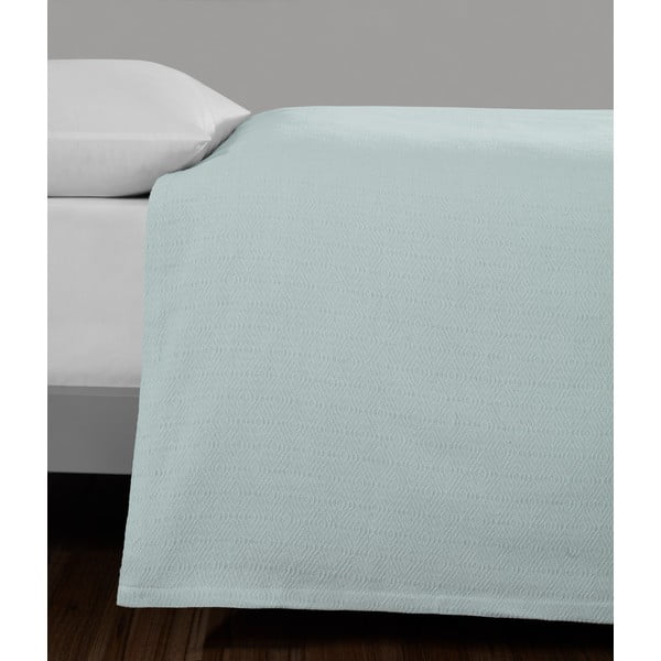 Lovatiesė mėtų spalvos iš medvilnės dvigulei lovai 200x230 cm Serenity – Mijolnir-image-3