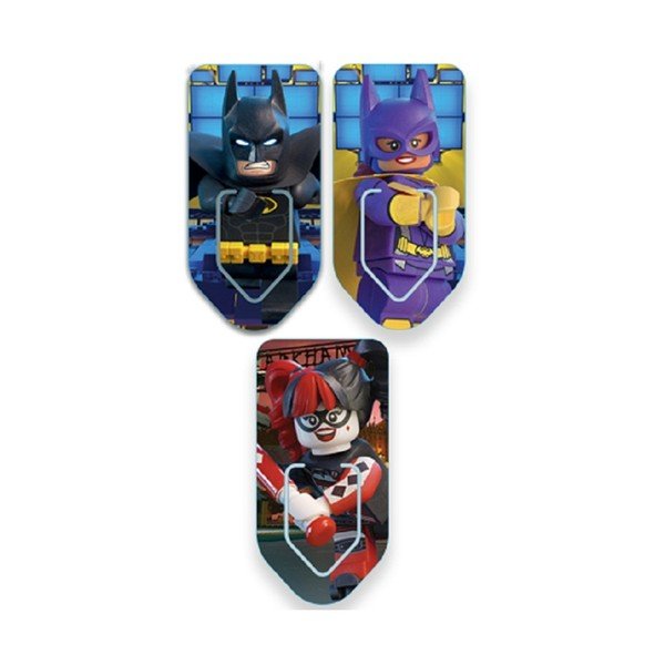 3 LEGO® Batman knygų skirtukų rinkinys