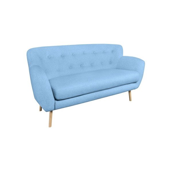 Šviesiai mėlyna dvivietė sofa "Kooko Home Pop-image-2