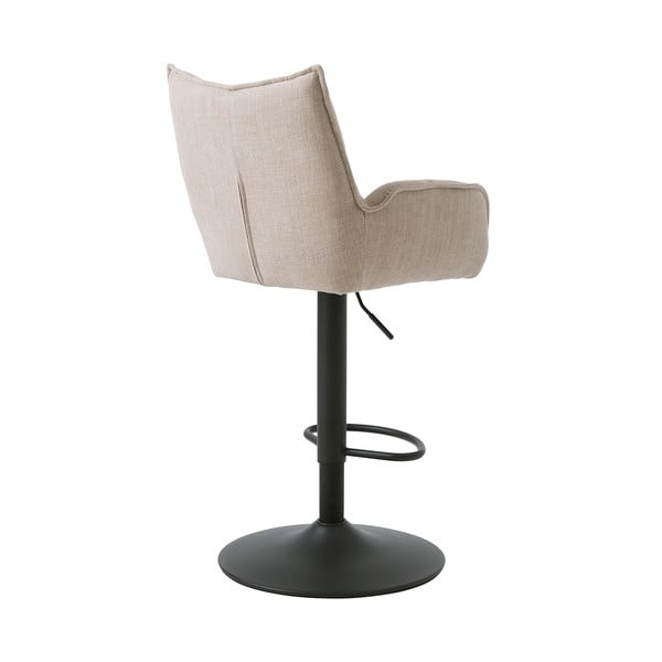 Kreminės spalvos reguliuojamo aukščio baro taburėtės 2 vnt. Marilla – Unique Furniture-image-3