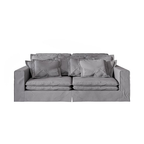 Šviesiai pilkos spalvos sofa 236 cm Nora – Ropez